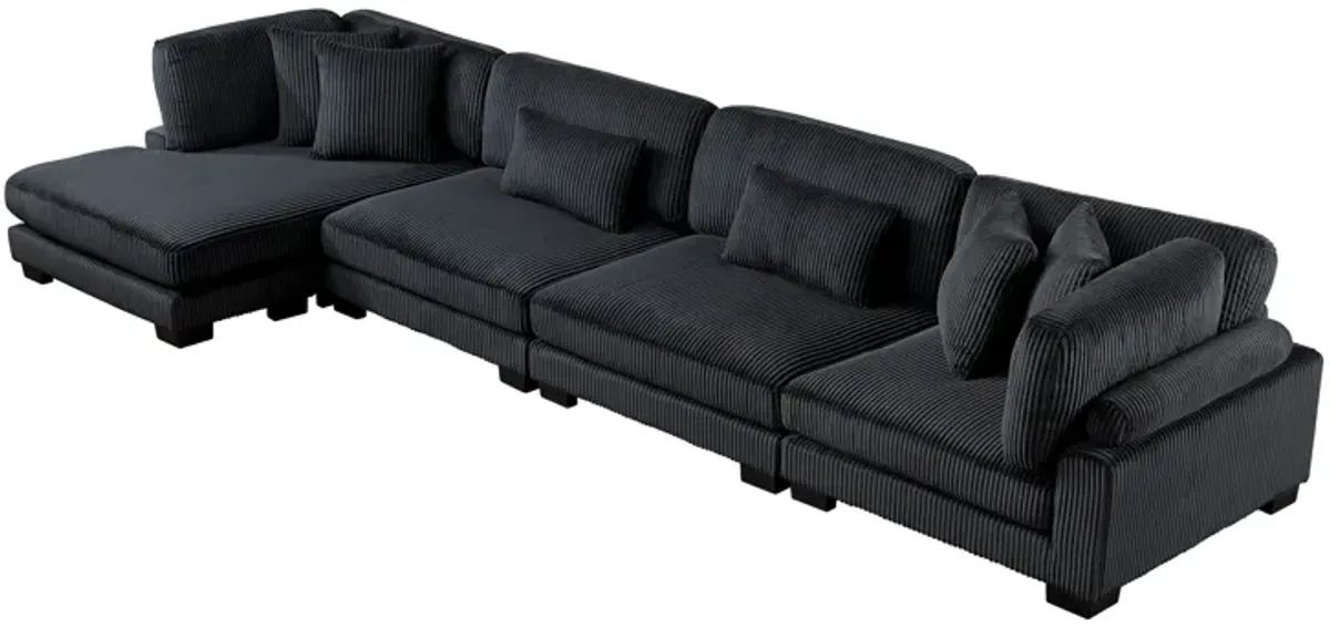 Traverse 4-Piece Sectional with Reversible Chaise