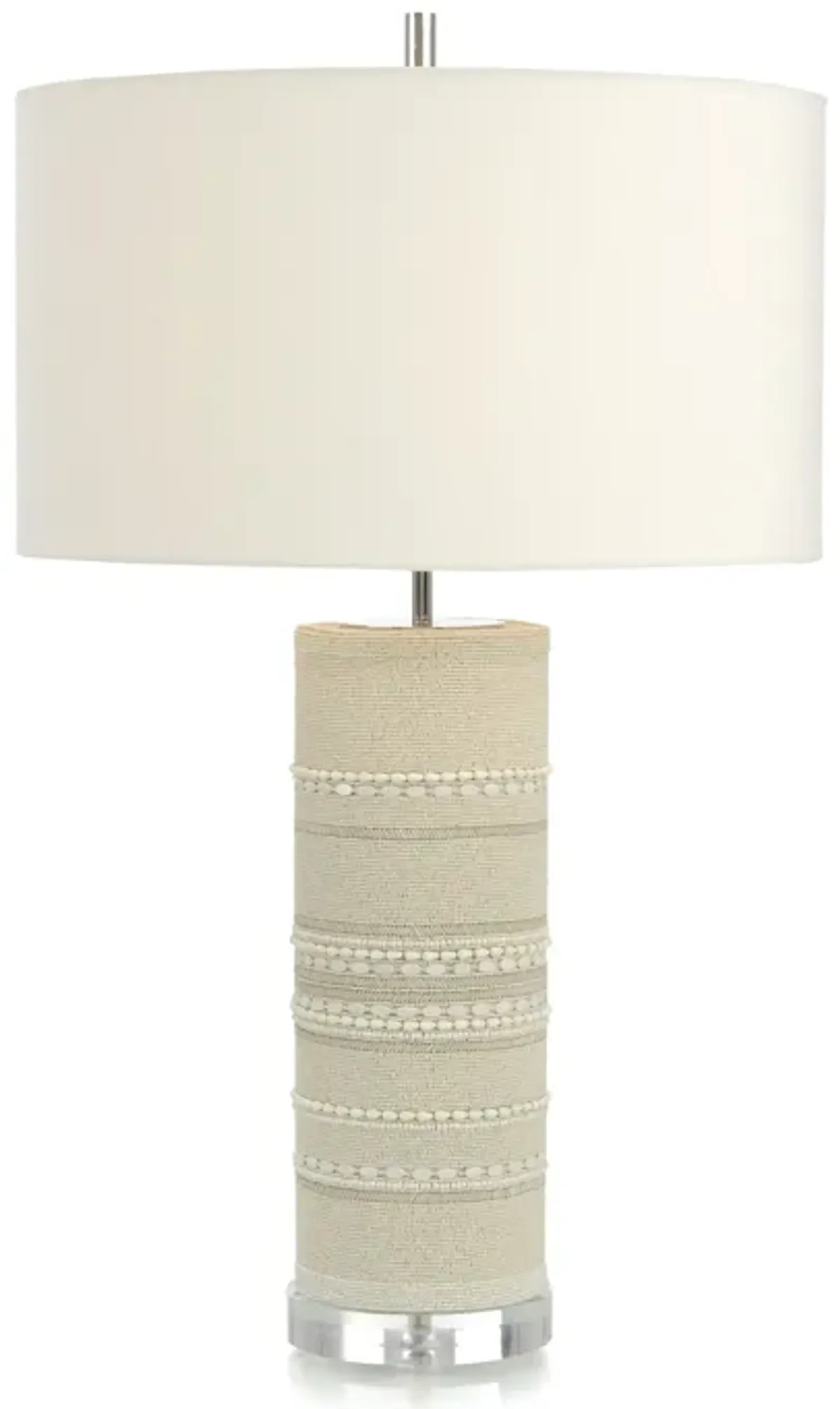 Beaded Column Table Lamp