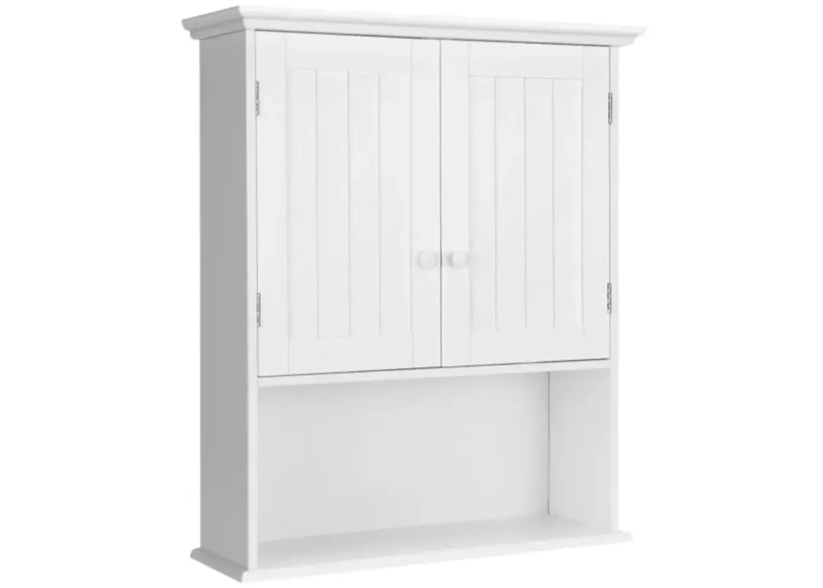 Hivvago 2-Door Wall Mount Bathroom Storage Cabinet with Open Shelf