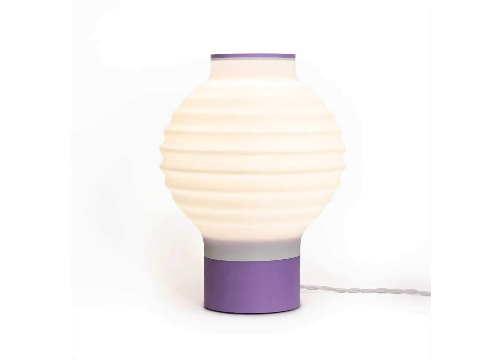 Asian Lantern Vintage Traditional Plant-Based PLA 3D Printed Dimmable LED Table Lamp