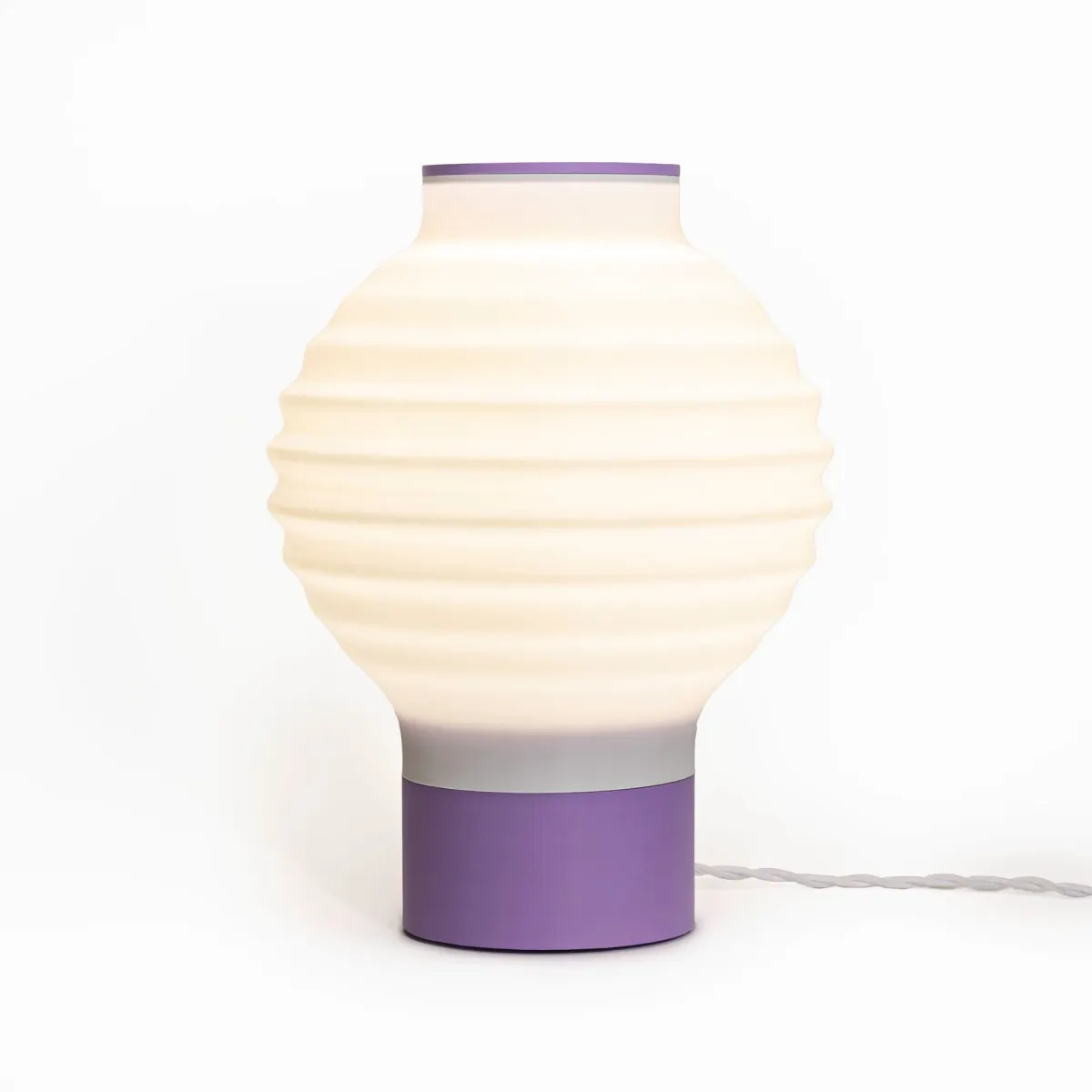 Asian Lantern Vintage Traditional Plant-Based PLA 3D Printed Dimmable LED Table Lamp