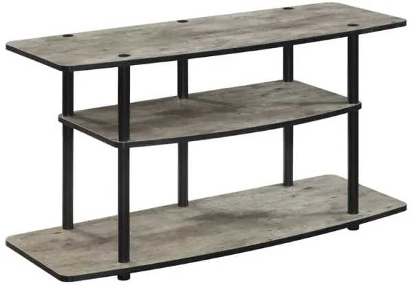 Convience Concept, Inc. No Tools 3 Tier Wide TV Stand for TVs up to 46 Inches