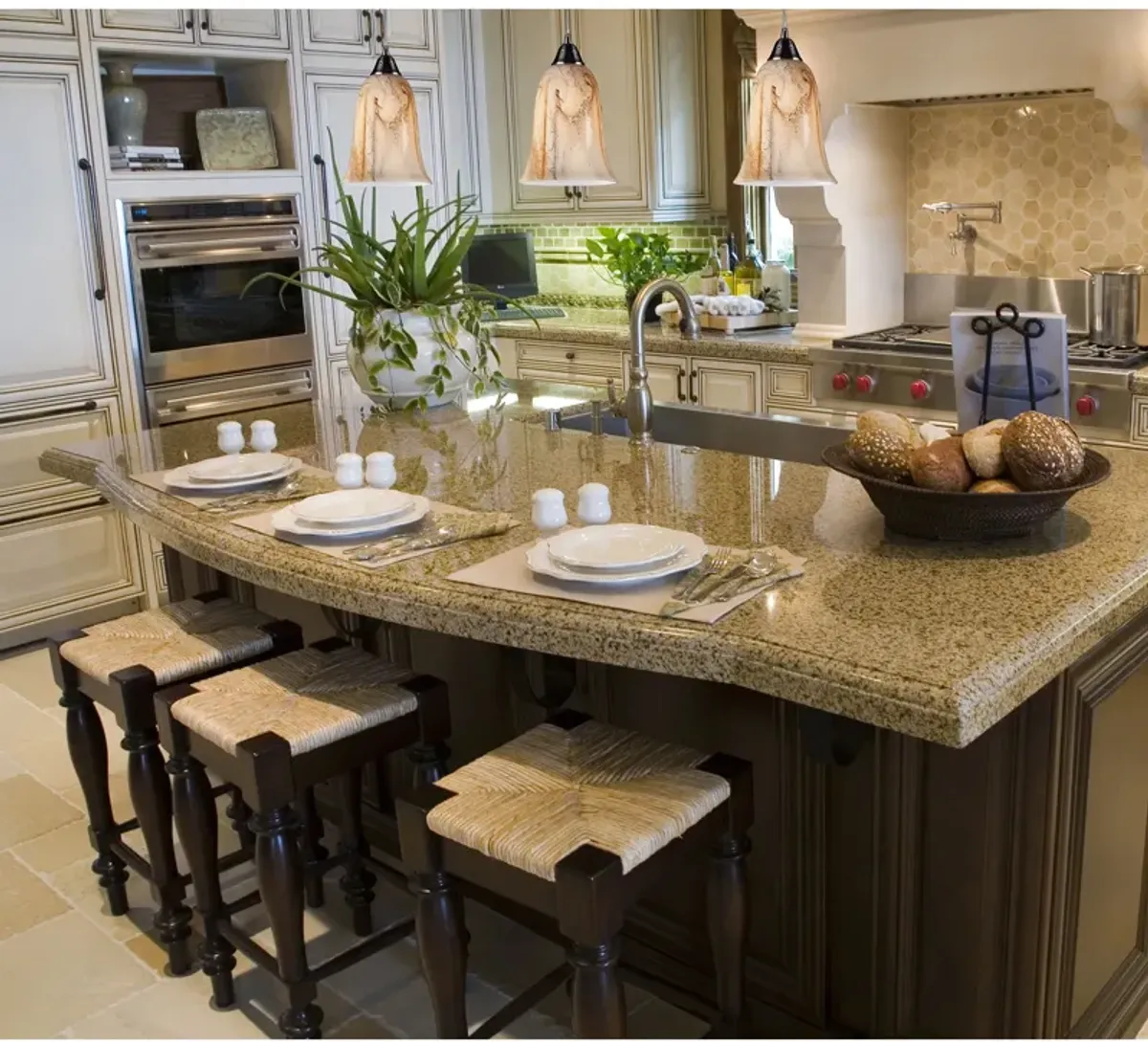 Granite 3-Light Linear Pendant