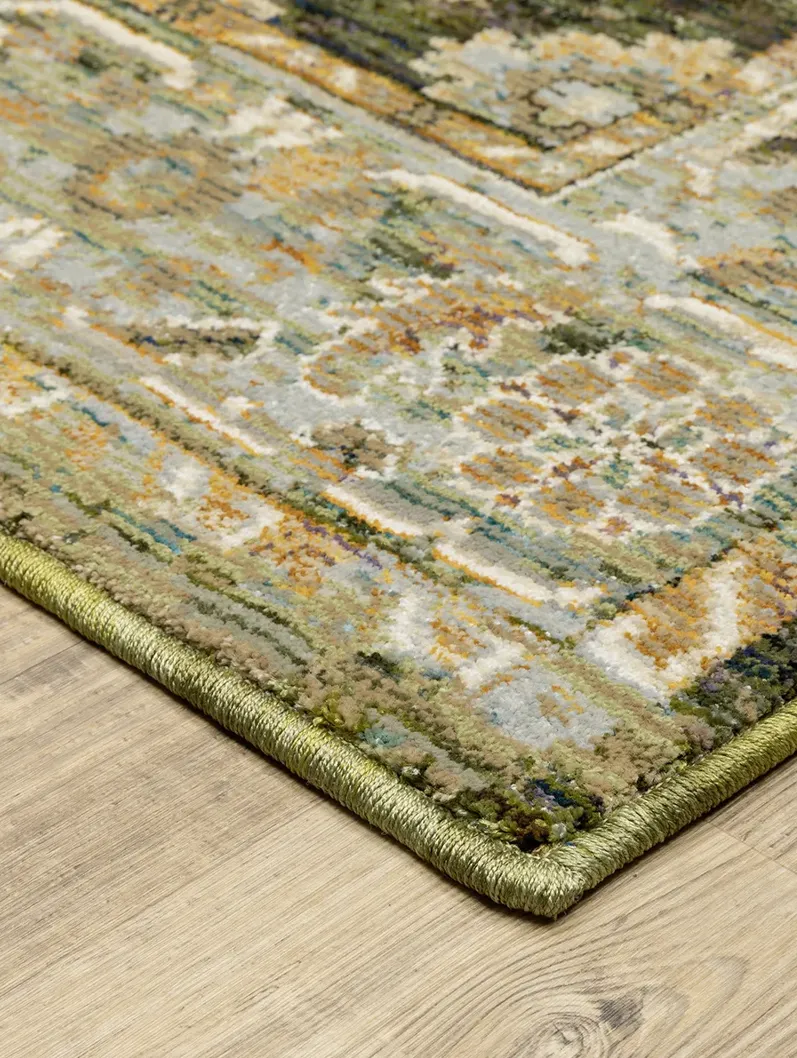 Andorra 2'3" x 8' Green Rug