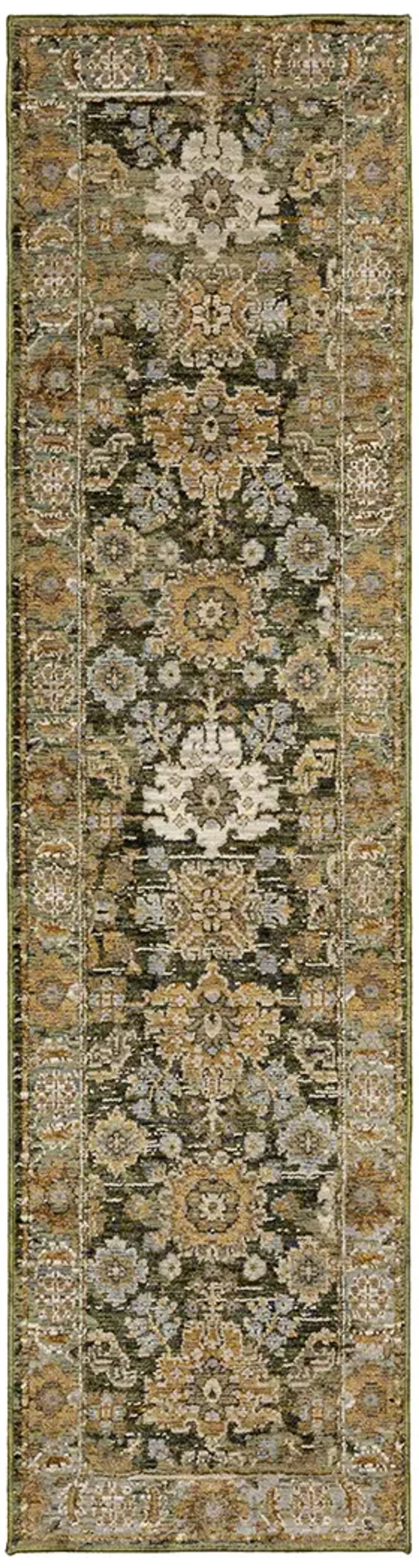 Andorra 2'3" x 8' Green Rug