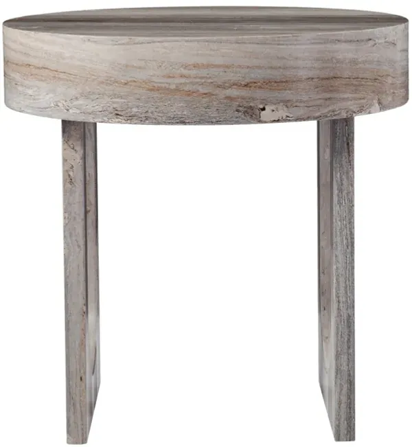 Solid Wood Round Side Table, Ideal for Sofa, Bedside, or Entryway Spaces
