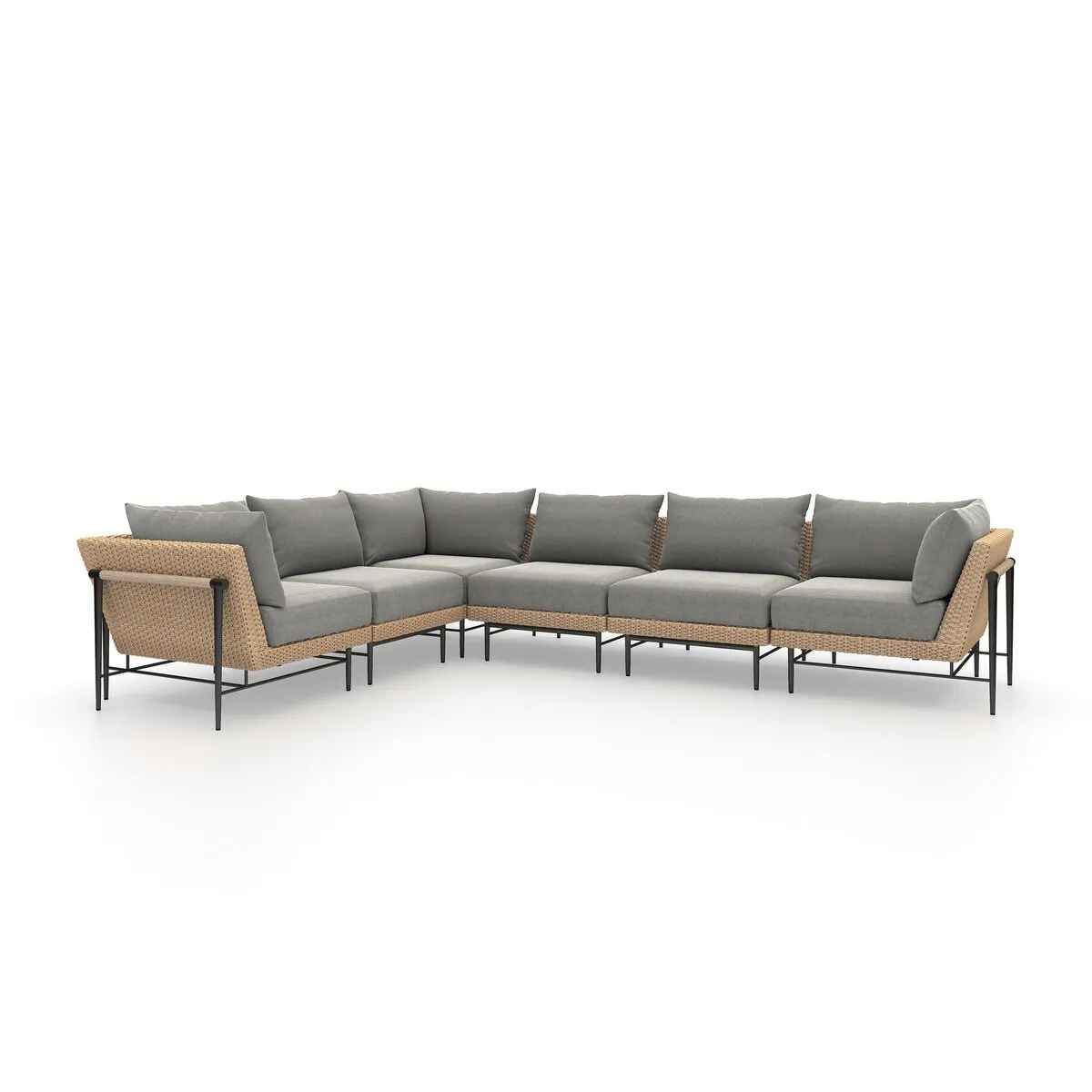 Cavan Outdoor 6-Piece Sectional