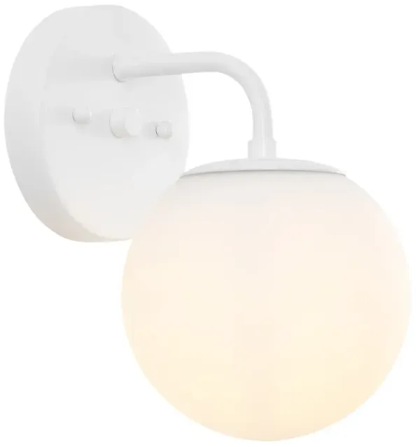 Louis Parisian Globe Metal/Frosted Glass Modern Contemporary LED Vanity Light