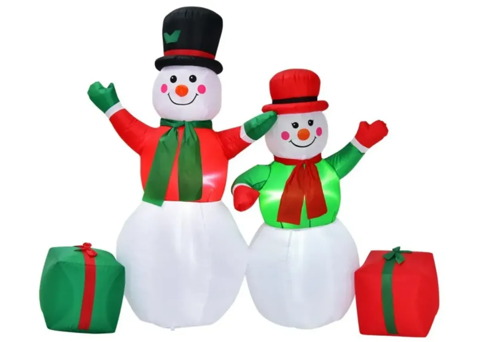 Hivvago 6 Feet Christmas Inflatable Snowmen Blow Up Christmas Decoration