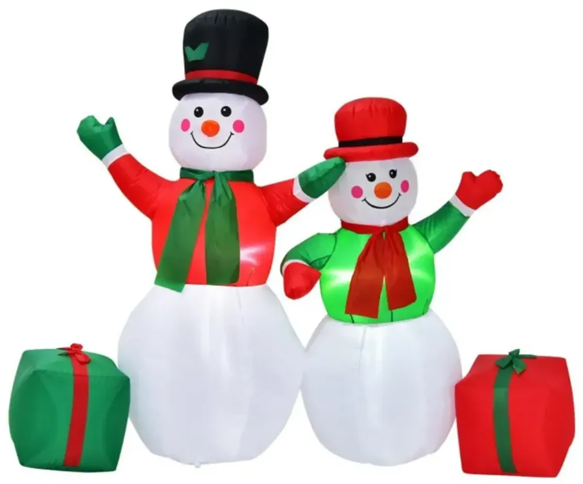 Hivvago 6 Feet Christmas Inflatable Snowmen Blow Up Christmas Decoration