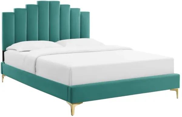 Modway - Elise Queen Performance Velvet Platform Bed