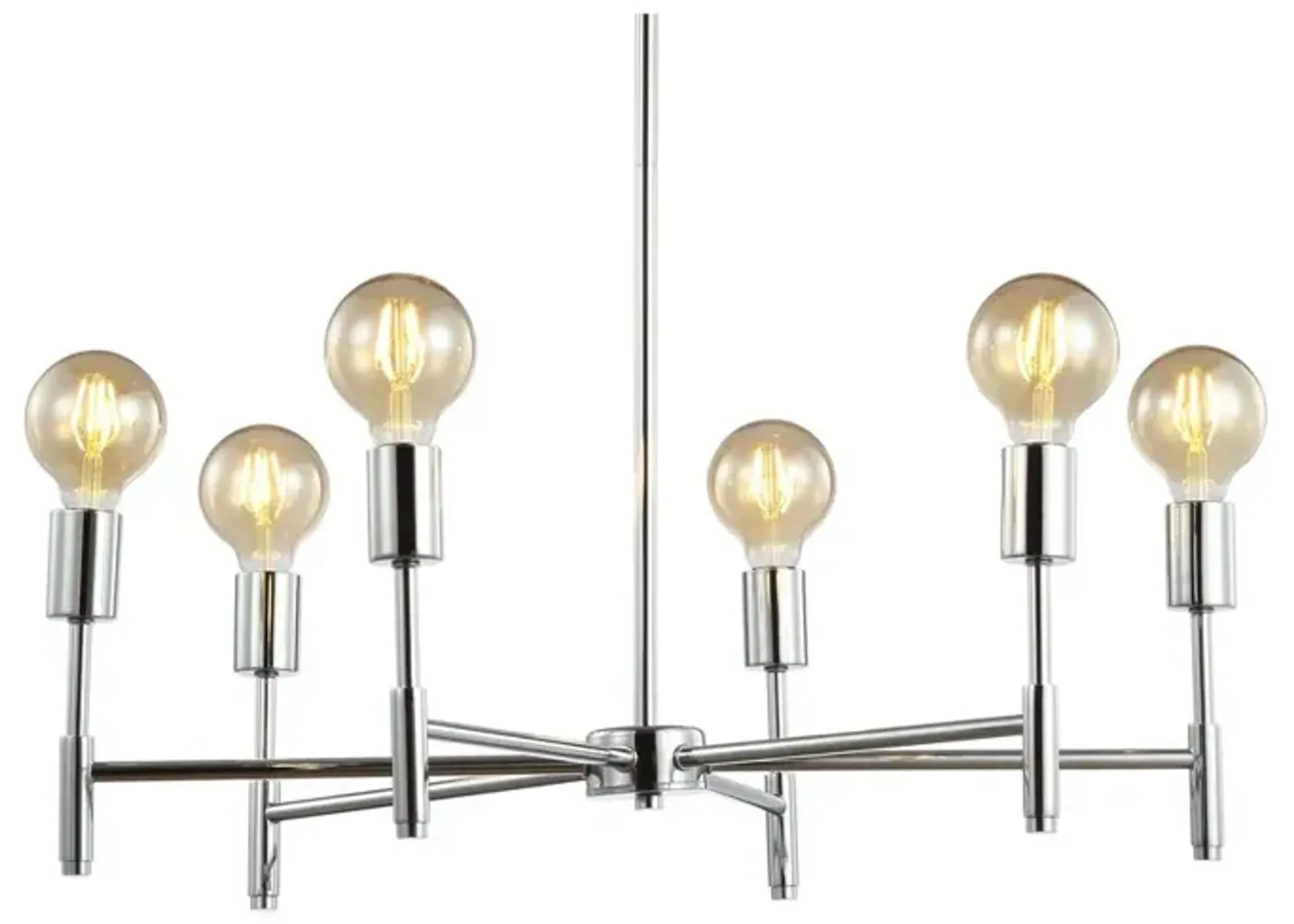 Turing Adjustable Height Metal LED Chandelier