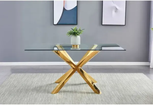 Best Quality Furniture 7 piece dining set- Rectangular dining table with 6 Dark grey side chairs