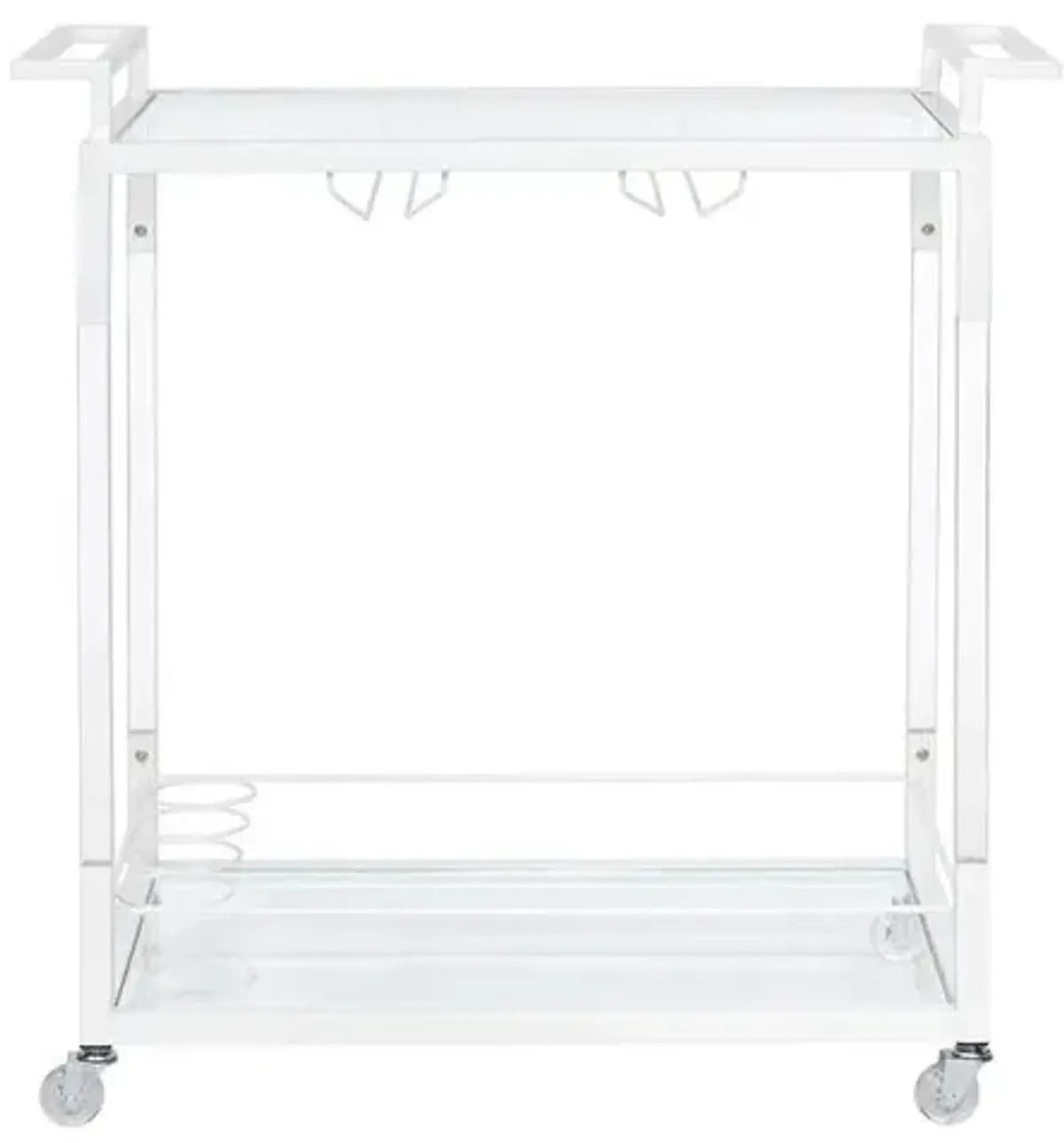 Progressive Furniture Bar Cart, Snow White