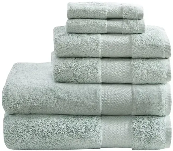 Gracie Mills Thalia 6-Piece 600gsm Turkish Cotton Bath Towel Set