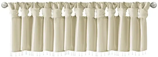 Gracie Mills Elroy Lightweight Beaded Faux Silk Valance