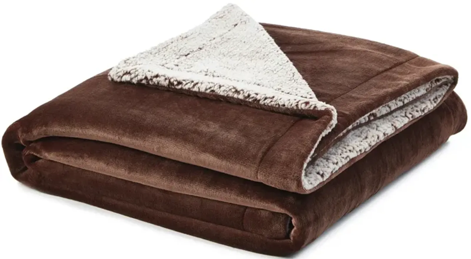 Cozy Tyme Babineaux Flannel Reversible Sherpa Throw Blanket 90"x90"