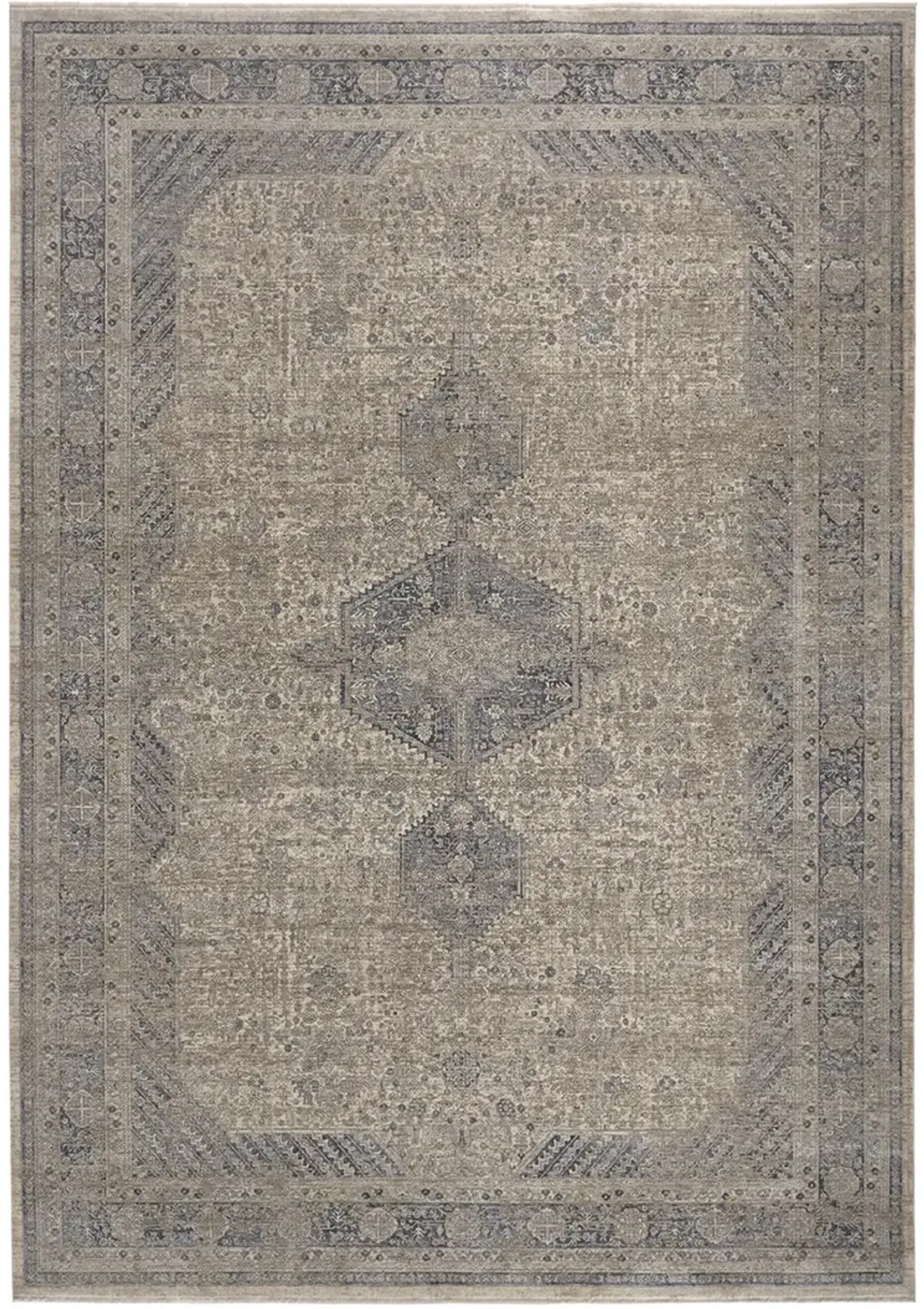 Marquette 3775F Taupe/Gray/Blue 6'7" x 9'10" Rug