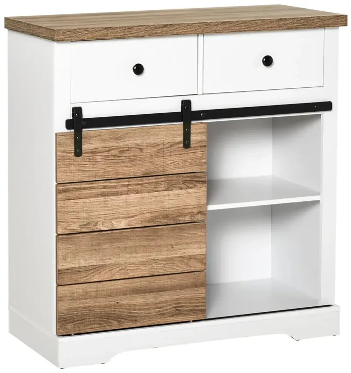 Rustic Kitchen Helper: Retro Island with Wine Rack and Storage