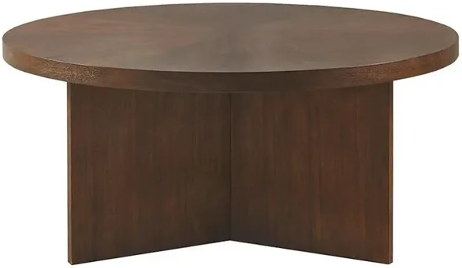 Belen Kox Sadie Walnut Starburst Coffee Table, Belen Kox