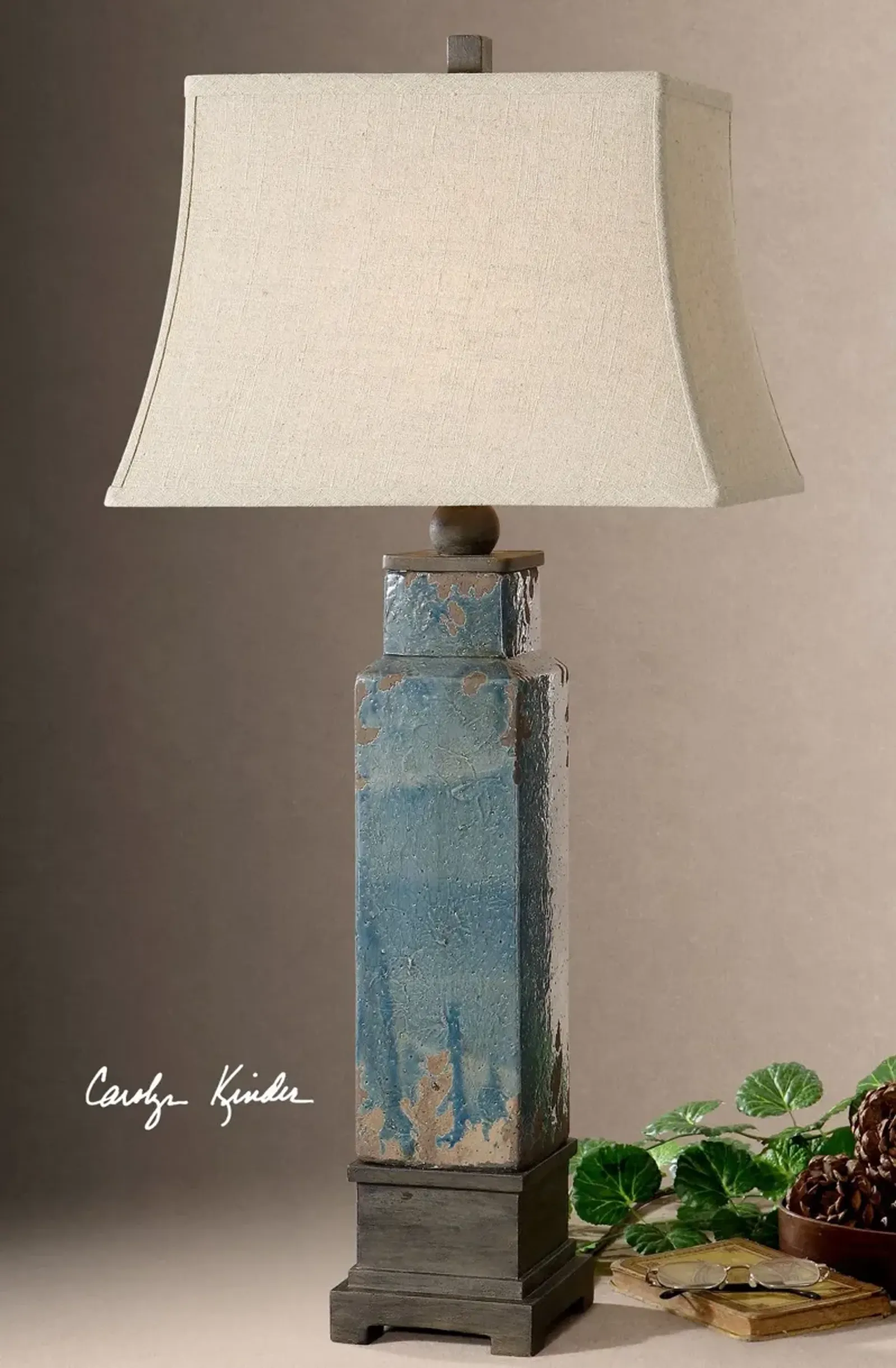 Uttermost Soprana Blue Table Lamp