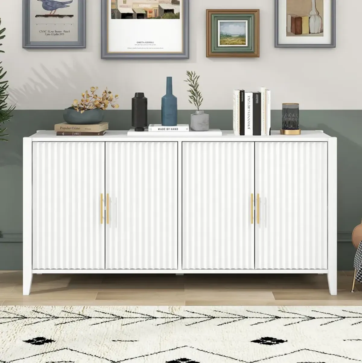 Merax Accent Storage Cabinet Sideboard Wooden Cabinet