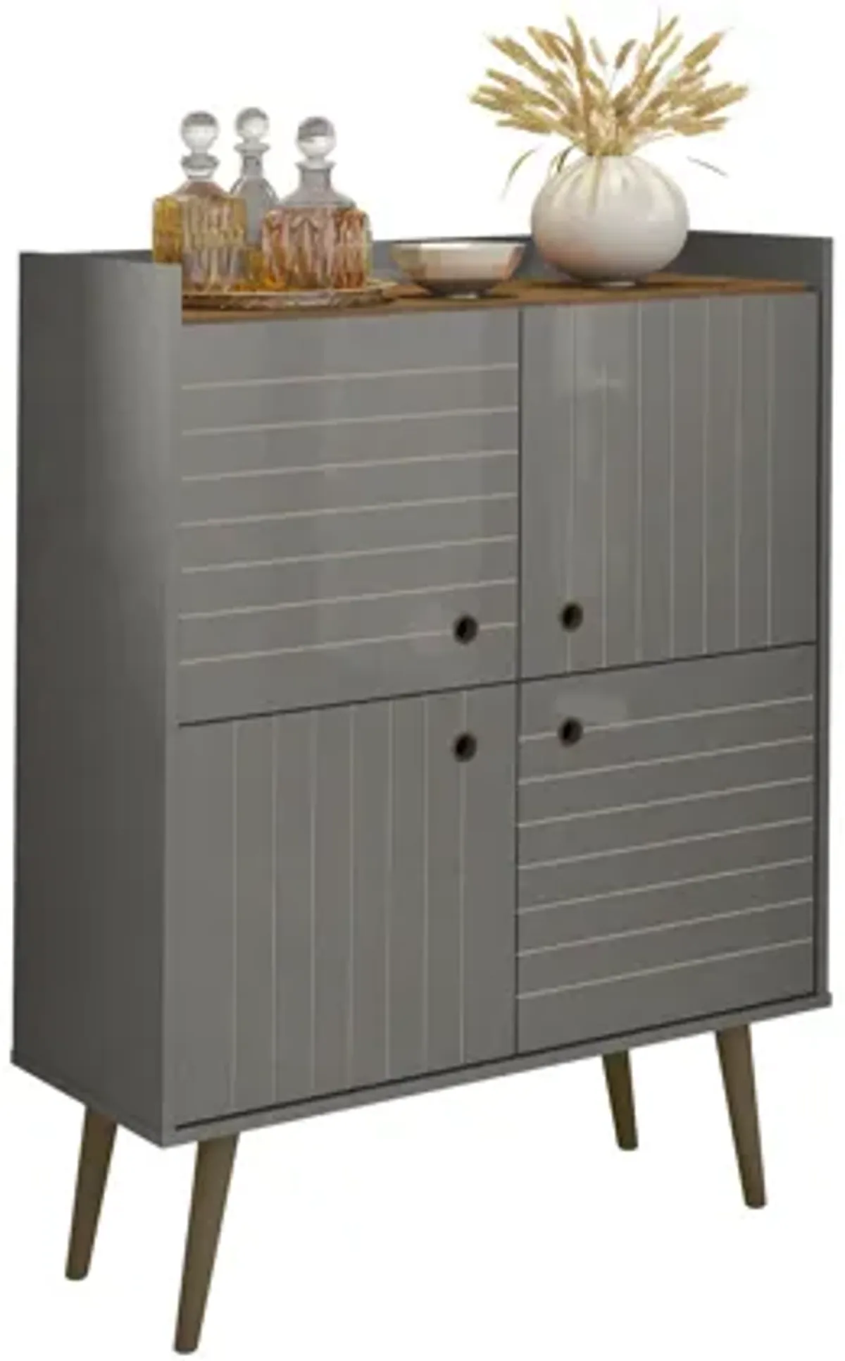 Bogart Gray Accent Cabinet
