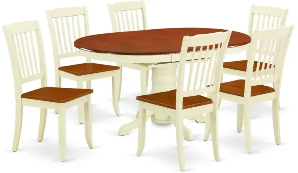 Dining Room Set Buttermilk & Cherry