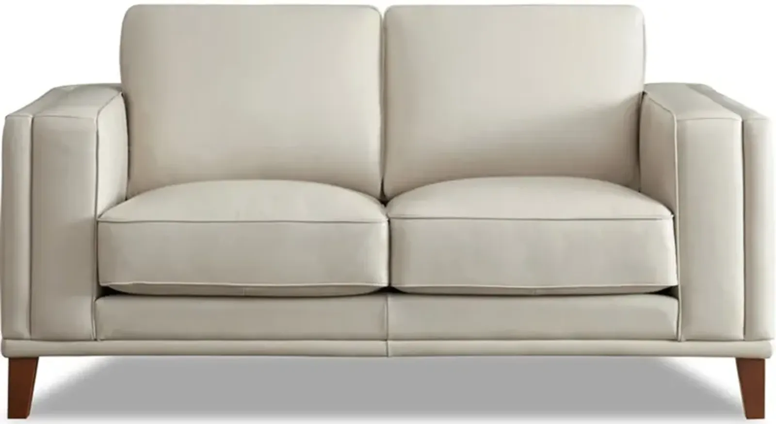 Lyon Top Grain Leather Loveseat