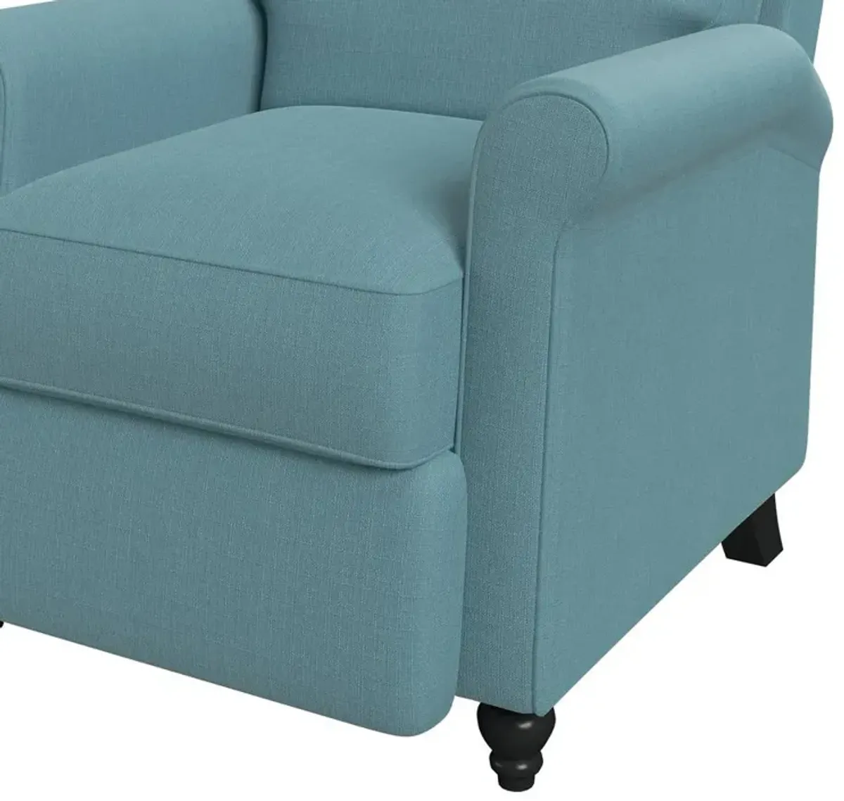 ProLounger Pushback Recliner in Sky Blue Linen