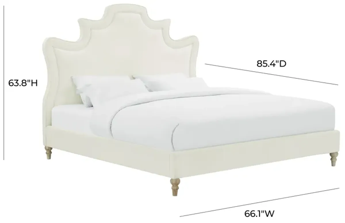 Serenity Velvet Bed