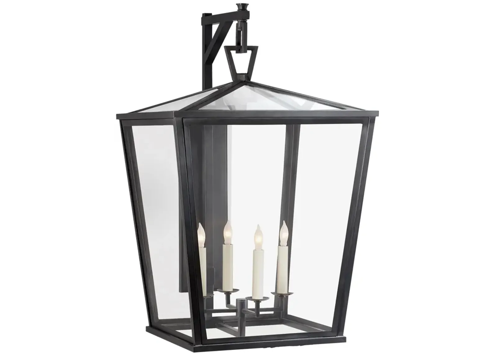 Darlana Large Bracket Lantern in Bronze