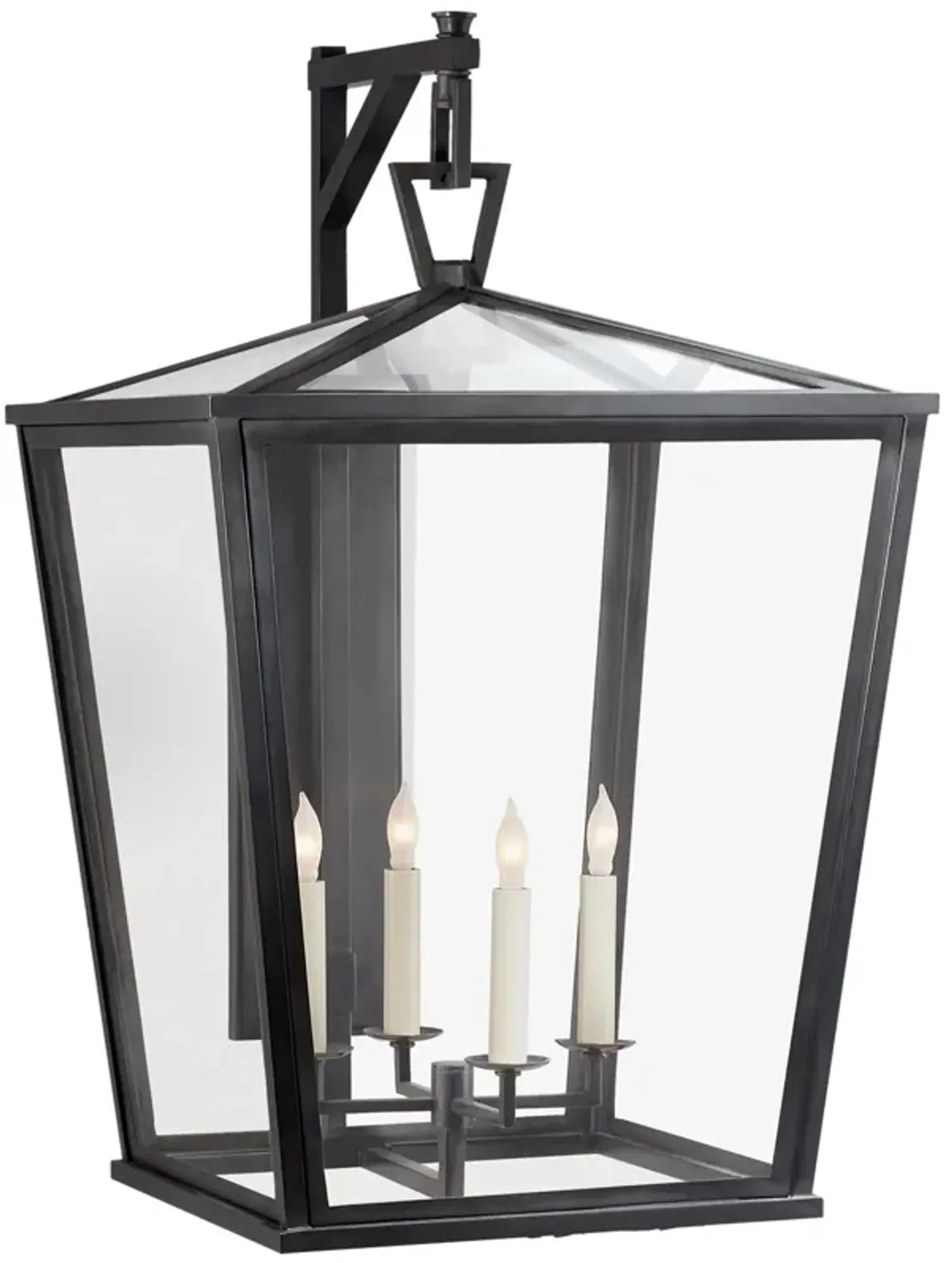 Darlana Large Bracket Lantern in Bronze