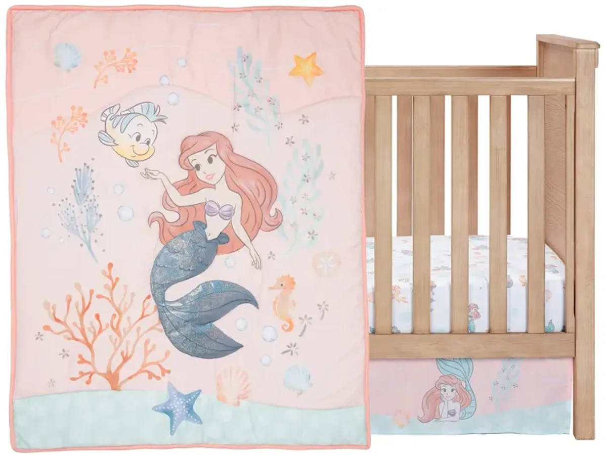 Bedtime Originals Disney Baby The Little Mermaid 3-Piece Baby Crib Bedding Set