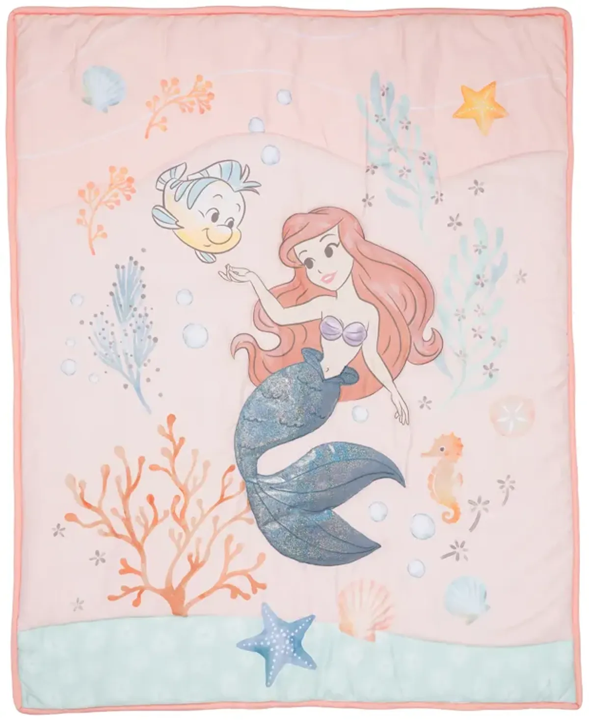 Bedtime Originals Disney Baby The Little Mermaid 3-Piece Baby Crib Bedding Set