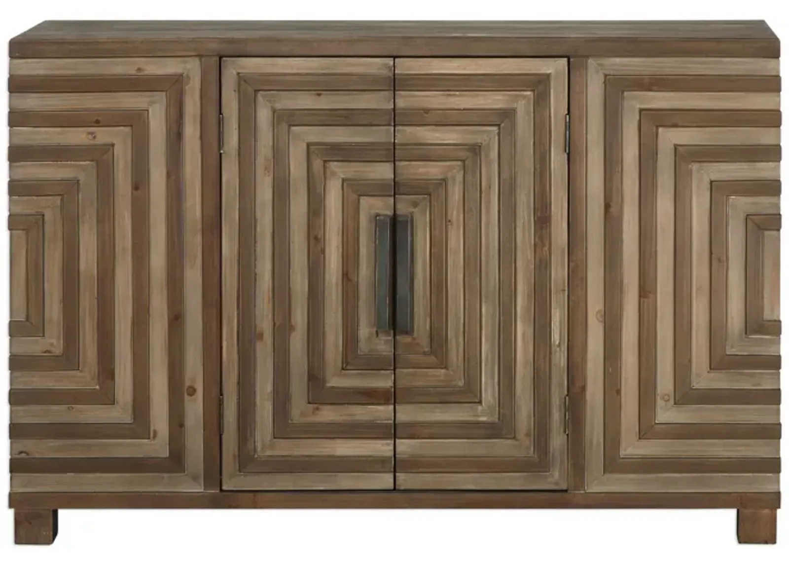 Layton Geometric Console Cabinet