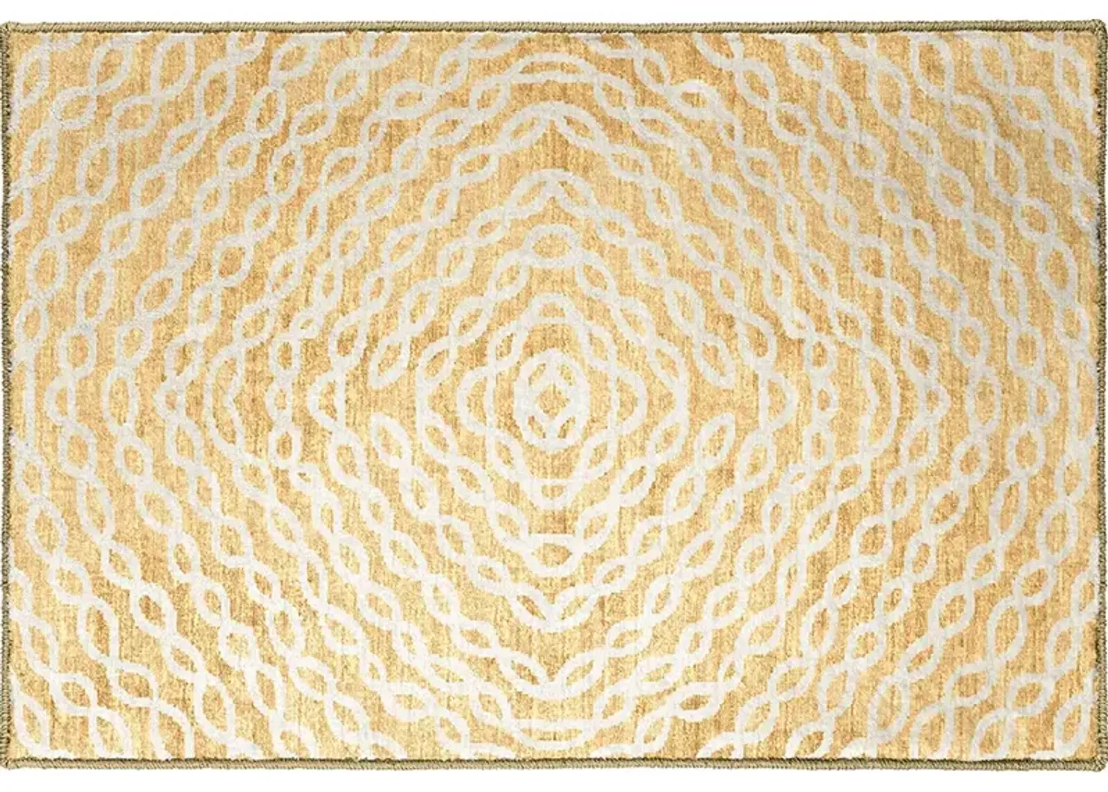 Brisbane BR3 Gold 20" x 30" Rug