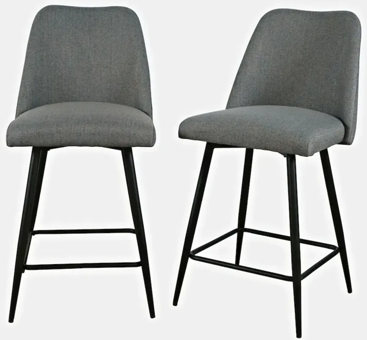 Jofran Macey Contemporary Modern Upholstered Counter Barstool (Set of 2)