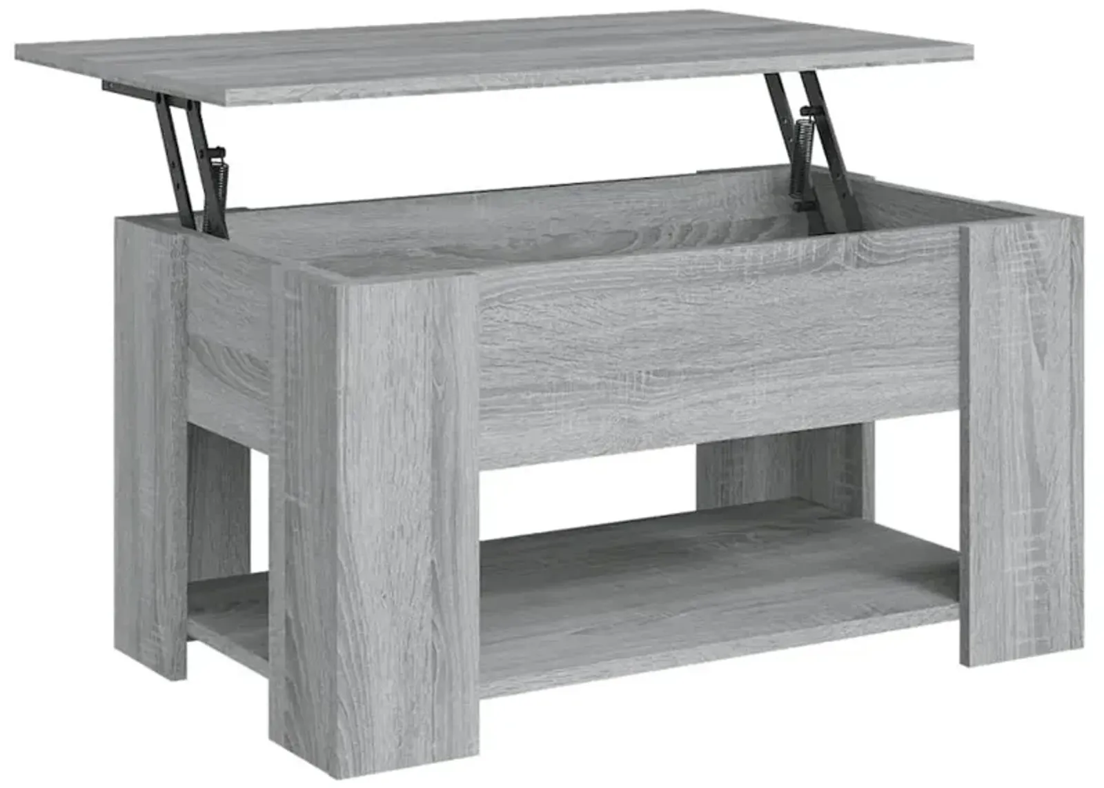 Coffee Table Gray Sonoma 31.1"x19.3"x16.1" Engineered Wood