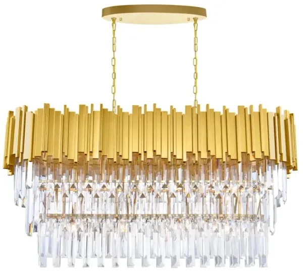 CWI Lighting Deco 9 Light Pool Table Light With Medallion Gold Finish