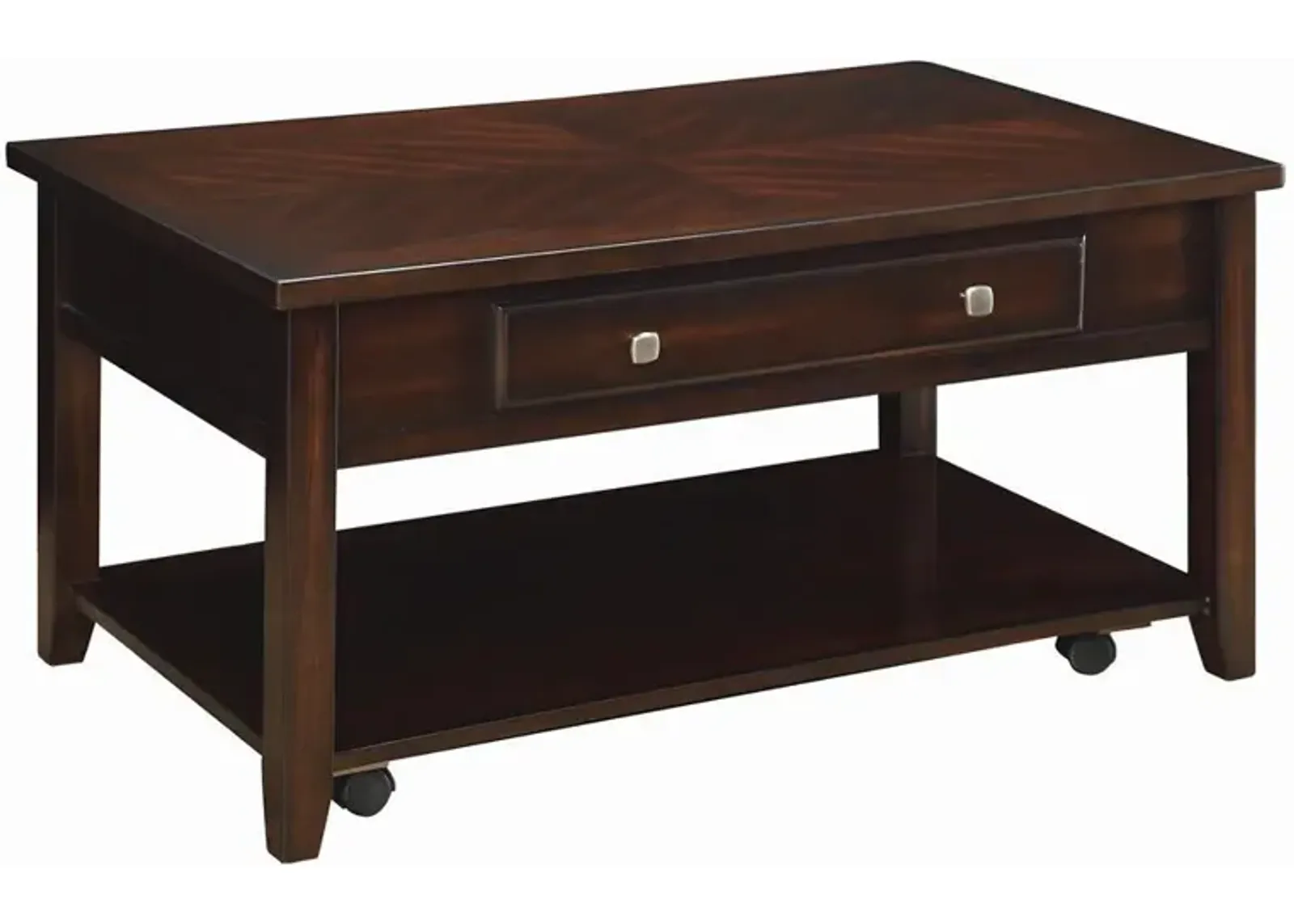 Bradford Rectangular Lift Top Coffee Table Walnut