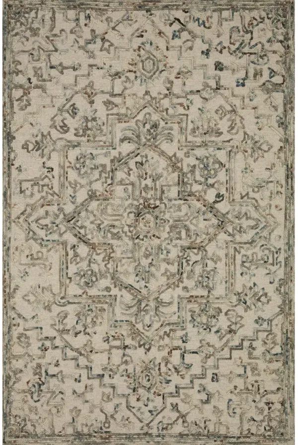 Halle HAE01 Grey/Ocean 8'6" x 12' Rug