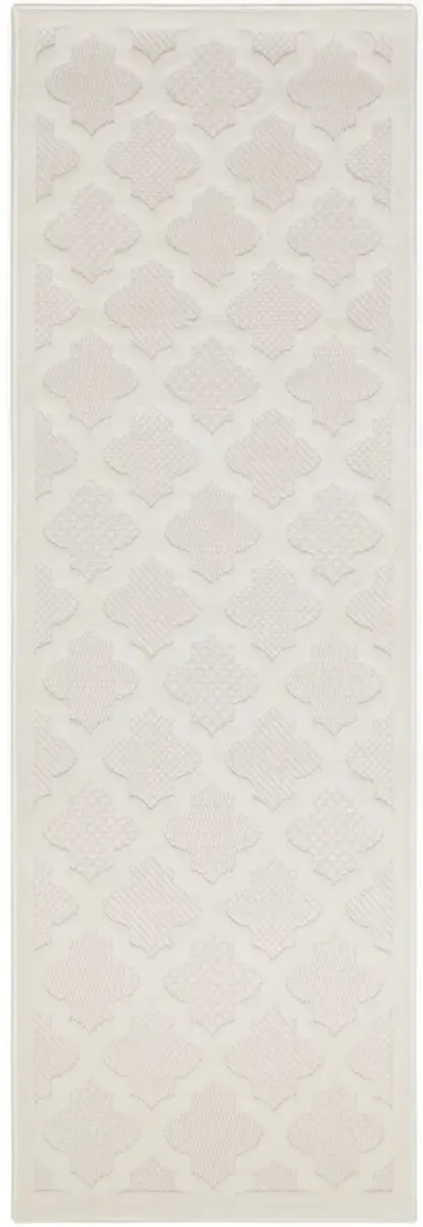 Easy Care NES01 Ivory/White 2' x 6' Rug