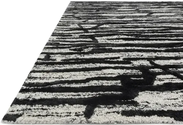 Juneau JY07 Ivory/Black 5' x 7'6" Rug