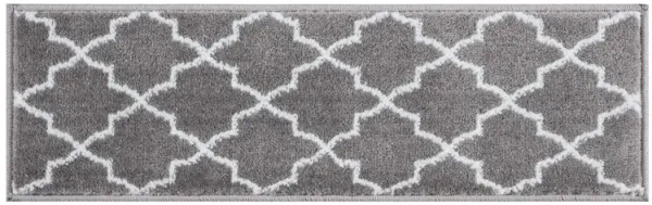 SUSSEXHOME Carpet Stair Treads Easy to Install with Double Adhesive Tape - Safe, 9" X 28" - Gray