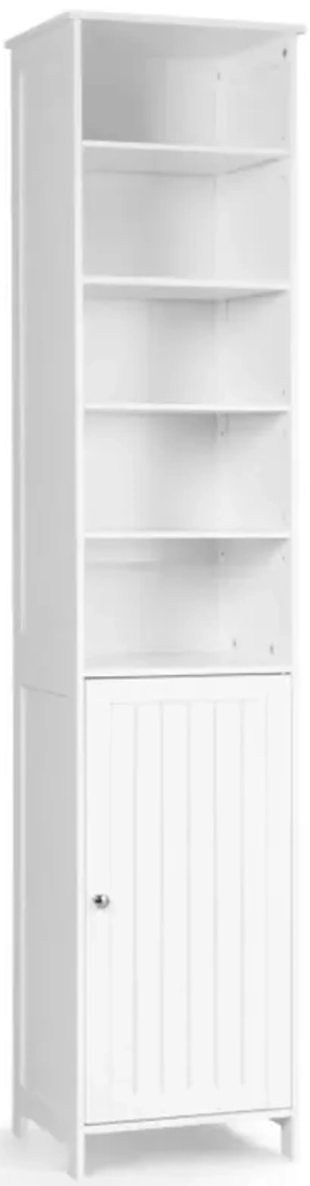 Hivvago 72 Inches Free Standing Tall Floor Bathroom Storage Cabinet