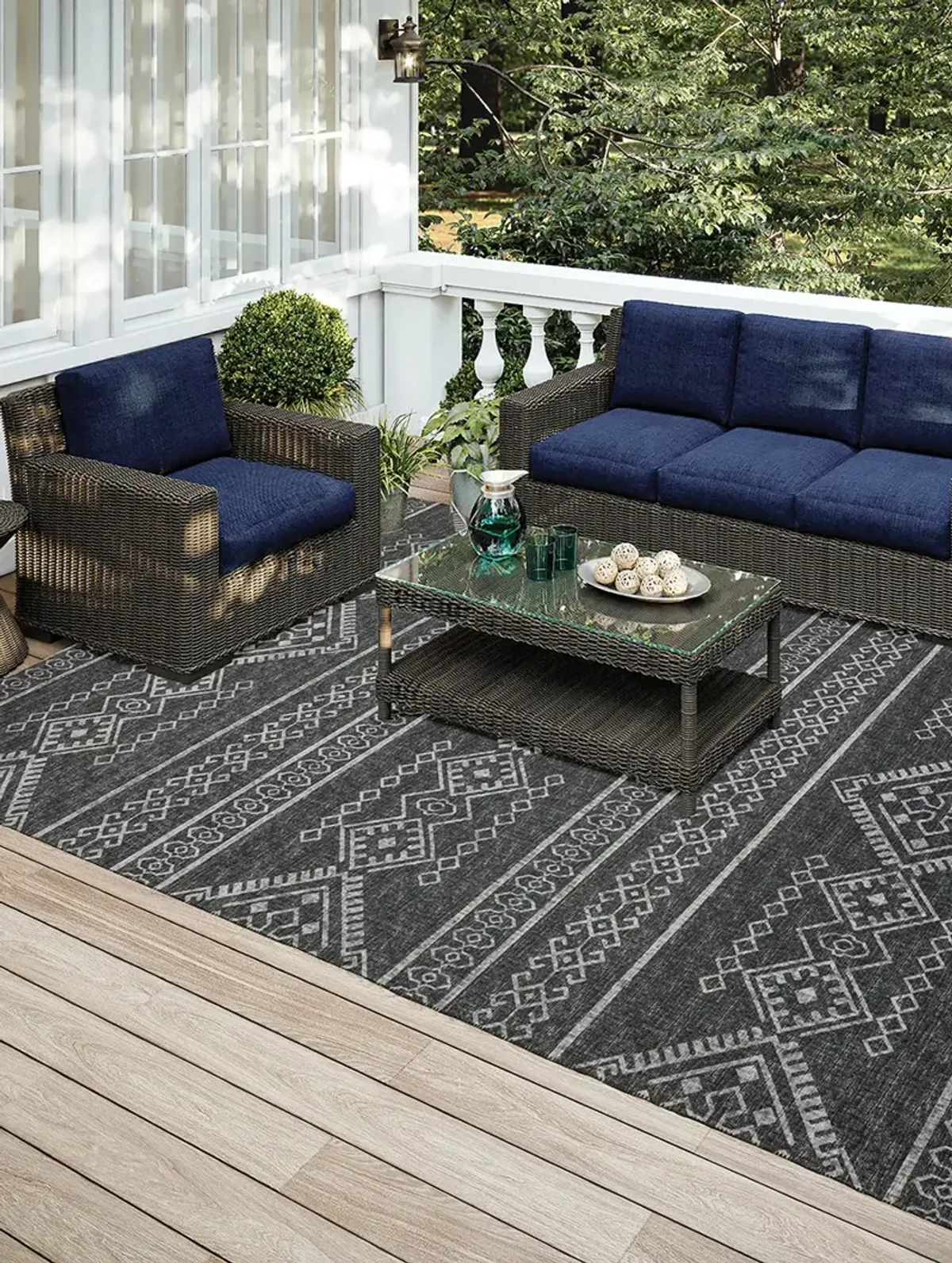 Sedona SN14 Midnight 5' x 7'6" Rug