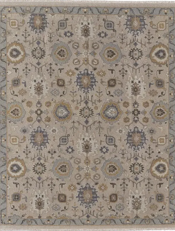 Corbitt 0613F 8'6" x 11'6" Tan/Blue/Gold Rug