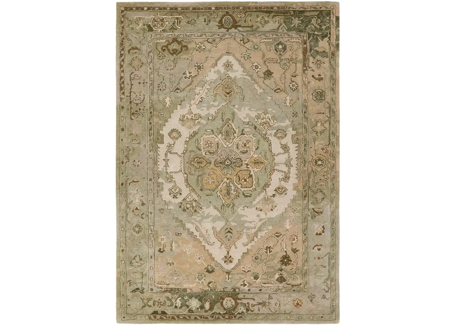 Citrine Raisa Green 8' x 10' Rug