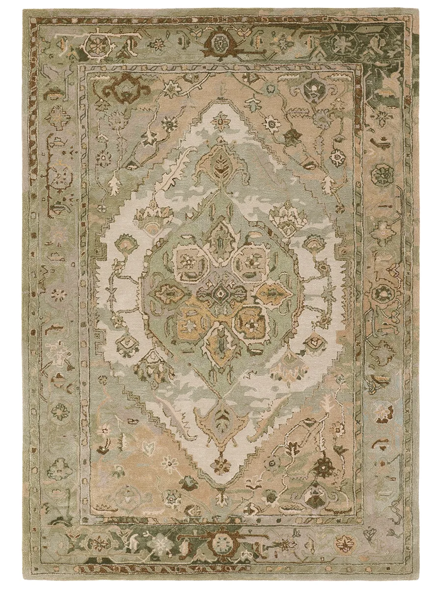 Citrine Raisa Green 8' x 10' Rug